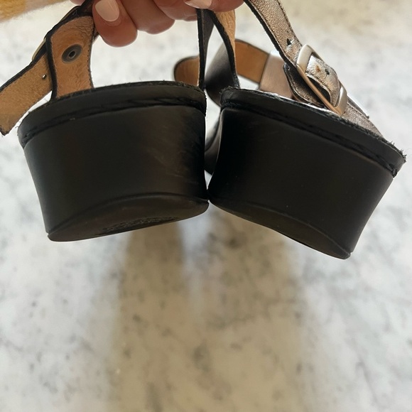 Finn Comfort Adana Metallic Leather Adjustable Sandals Women’s Size 5.5 - Picture 7 of 11